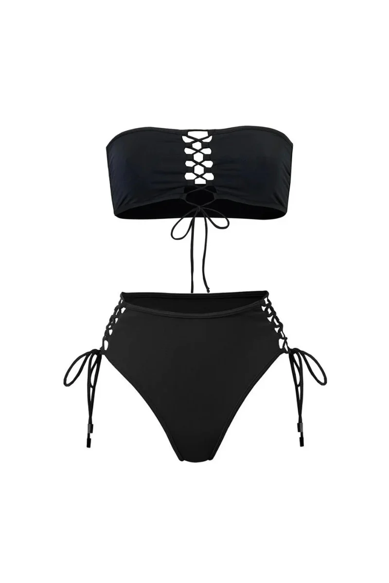 Czarny zestaw bikini Margarita - Image 2