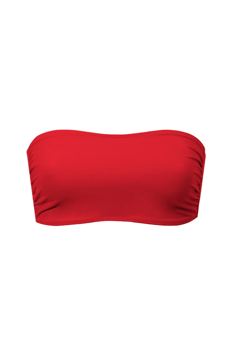 Czerwona góra od kostiumu typu bandeau Kawai - Image 2