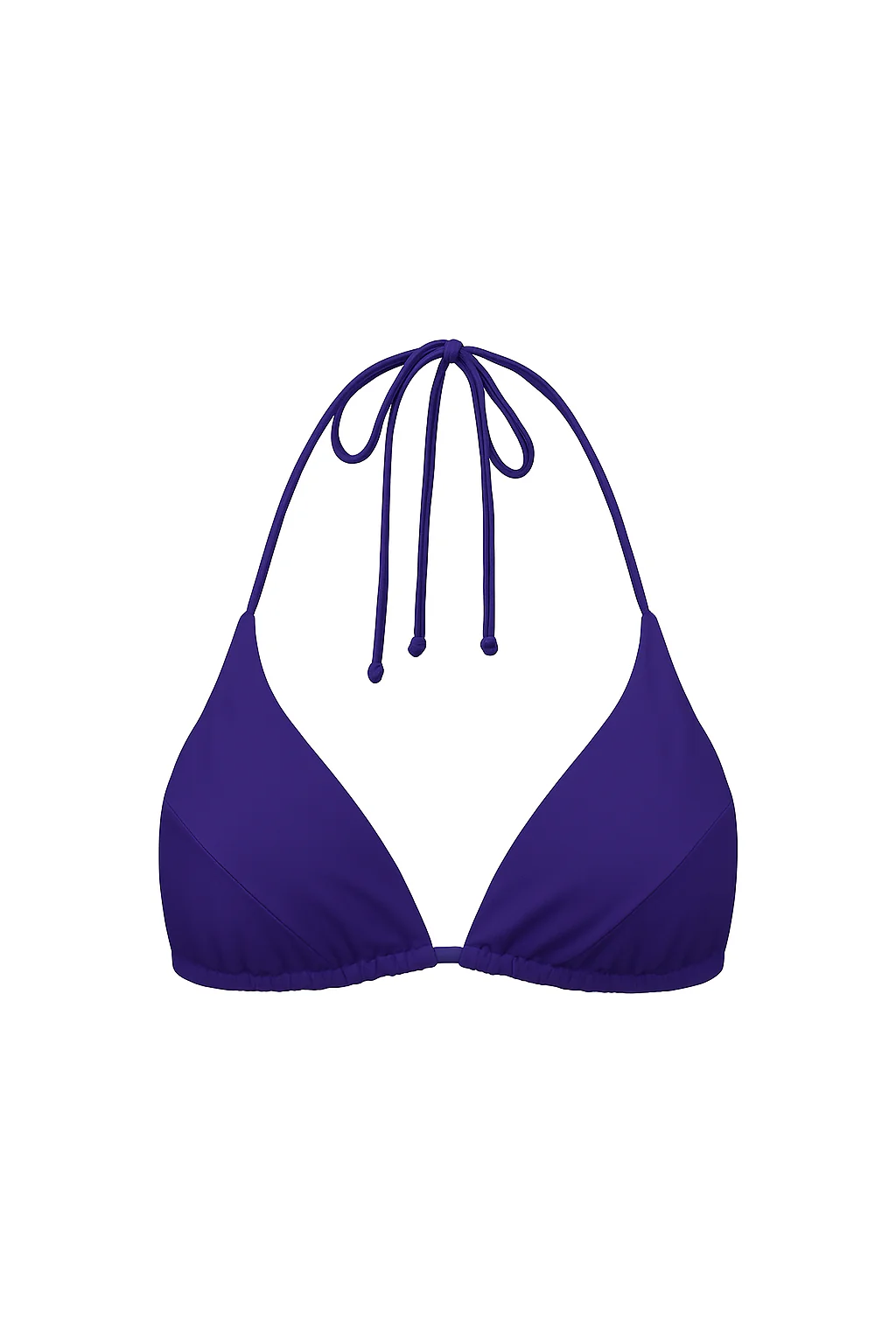 Fioletowa trójkątna góra od bikini Samoa