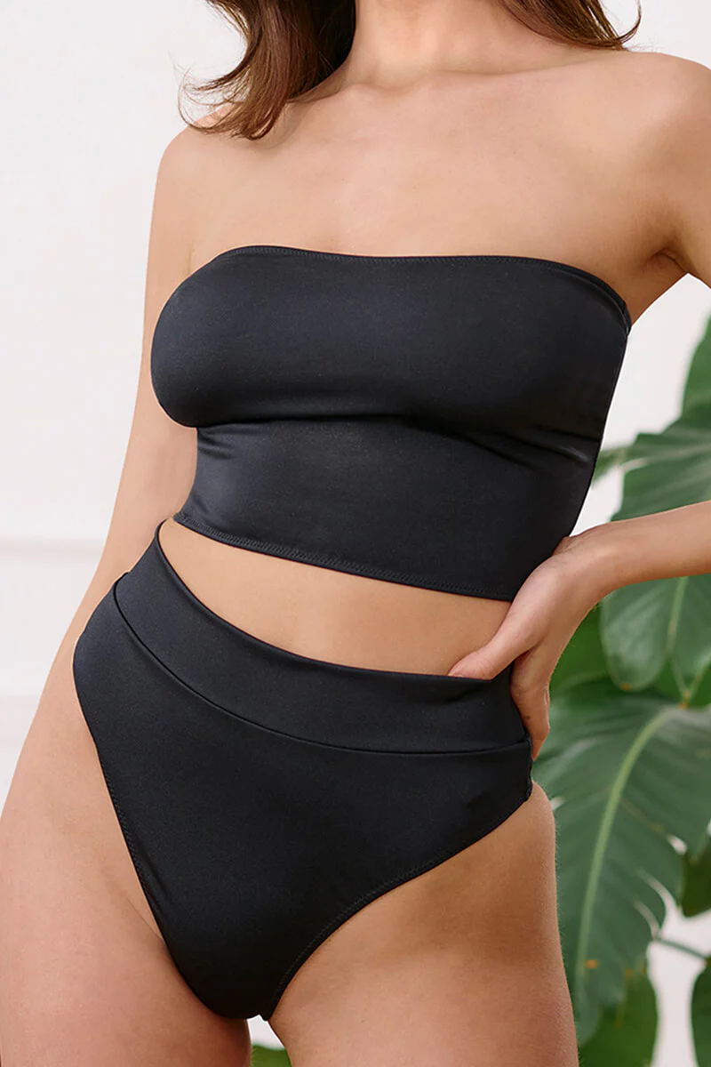 Góra od kostiumu typu bandeau Kawai