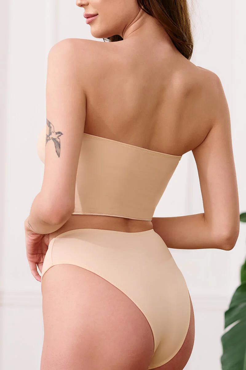 Góra od kostiumu kąpielowego bandeau Kawai Nude - Image 2