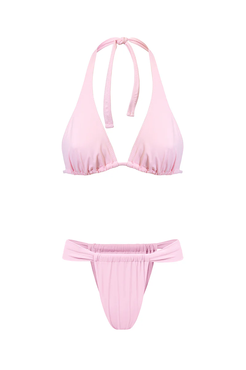 Rózowy trójkatny stanik od bikini Fiji - Image 2