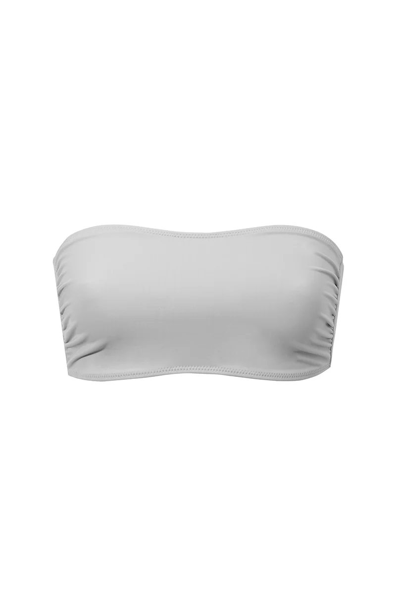 Szara góra od kostiumu typu bandeau Kawai - Image 2